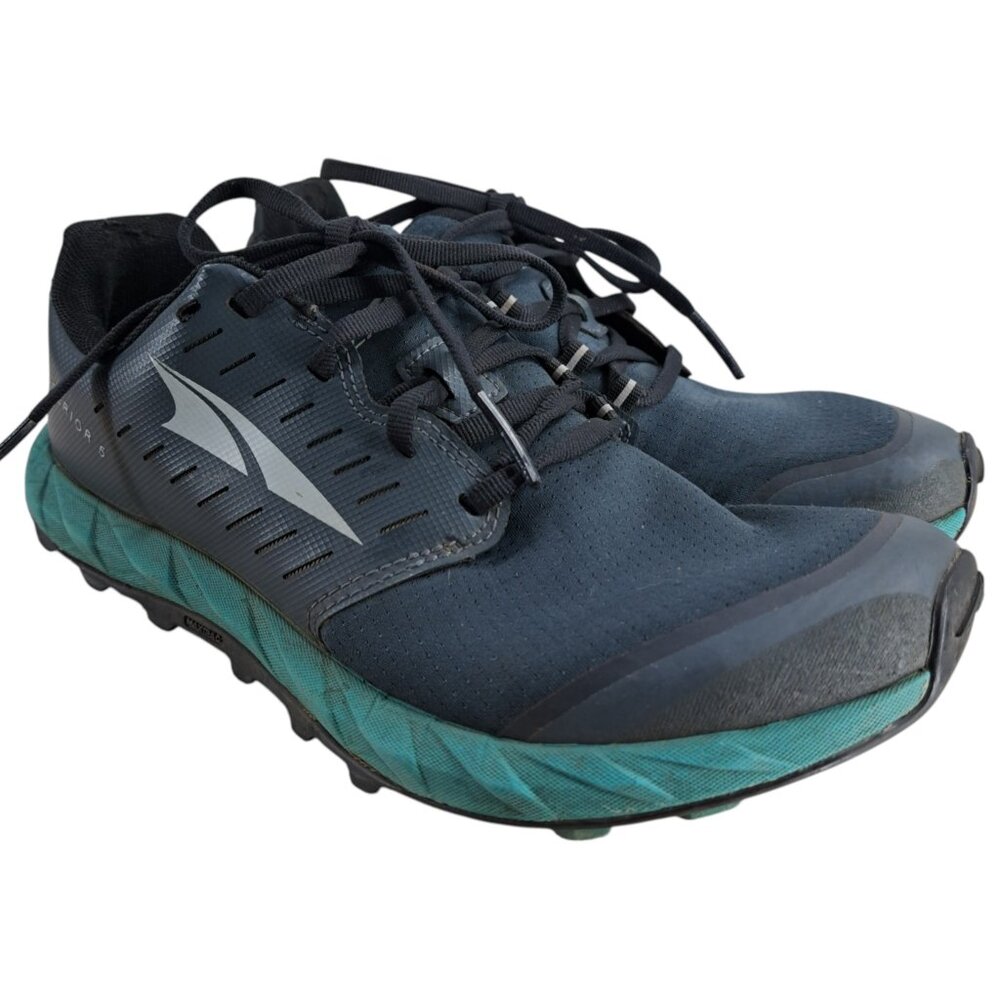Altra Superior 5 Trail Running Shoes Sneakers Size 6.5 Teal Hiking MaxTrail